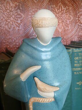 Rare Vtg 1991 Jack Black Modernist Navajo, Icon Saint Francis Assisi Figurine